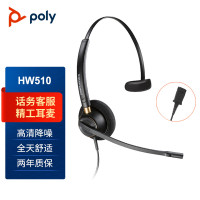 缤特力(Plantronics) HW510 单耳 不含线 话务耳麦 (计价单位:个) 黑色