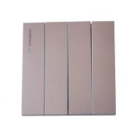 尚为(SEVA) A75-K04A 10A/250V 四位单极大绕板开关 照明开关 (计价单位:个) 高级灰