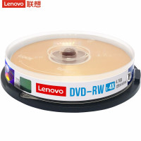 联想(Lenovo) DVD-RW光盘1-4速4.7GB台产档案系列可擦写桶装10片 档案级光盘 1.00 张/个 (计