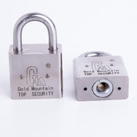 金岳 四方锁30mm 挂锁 (计价单位:个) 银色