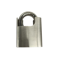 苏识 HBBLY60mm 通开 不锈钢弧形半包梁叶片锁 (计价单位:个) 银色