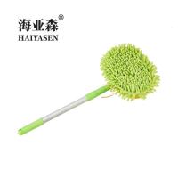 海亚森 TK-2033 长26x宽18cm 刷杆伸缩45-110cm 椭圆形刷头三节可伸缩洗车拖把 (计价单位:把) 绿