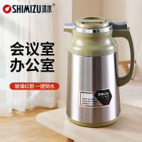 清水(SHIMIZU) SM-3322-160 1.6L不锈钢 进口玻璃内胆开水瓶 保温瓶 (计价单位:个) 钢本色