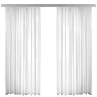 奥赛孚 KZ13940-1 100*100cm 涤纶 纱帘 窗帘 (计价单位:米) 霜白色