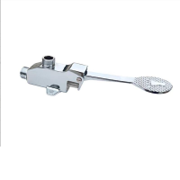 册宣 单独脚踏龙头脚踏式菜盆面盆单冷龙头 实验室脚踩水龙头 标准脚踏阀 4分接头