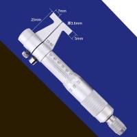 册宣 高精度成量内径千分尺内测两点内孔测量量具 内测千分尺25-50mm