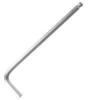 得力 内六角扳手 公制球头加长CR-V铬钒钢32mm单支亚光雾化