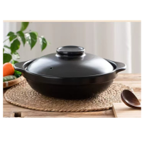 册宣 陶瓷大号 砂锅干锅小火锅炖锅石锅超大明火商用耐高温干烧不裂沙锅 7000ml陶瓷盖款