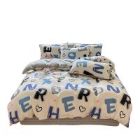纺语柔 F1105 三件套 床上套件 (计价单位:套) 字母组合