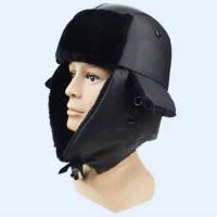 册宣 雷锋帽防寒防砸加绒加厚抗冲击力强表面防水面料耳朵可露出