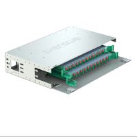 胜为 24芯/口 ODF光纤配线架/子框/单元体 ST单模满配含尾纤和法兰 推拉式光纤机架式终端盒ODF-1024T-S