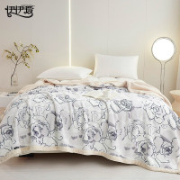 伊伊爱 TZ0TK02300166 200*230cm 欧棉绒双面加厚绒印花毛毯1.00 件/条(计价单位:条) 花千朵