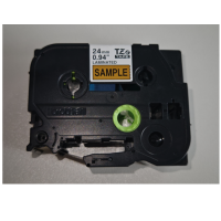 兄弟 TZe-PR851标签机色带 原装Fle2511标签打印机7511色带6511模切旗帜标签(金底黑字)4米