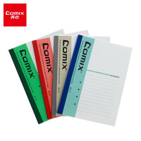齐心A5/40张无线装订办公文具笔记本子/作业本/软抄本 经典系列 C4802 颜色随机
