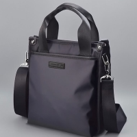 册宣 男包牛津布手提包休闲单肩斜挎包男士韩版时尚潮流大容量 不带耳机孔