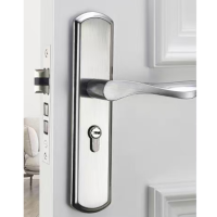 册宣 8881可调木门锁门锁家用型免改孔房间木门室内门锁不锈钢门把手