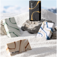 得力 NS155-C 纽赛自然流体橡皮擦 PVC橡皮擦 颜色随机