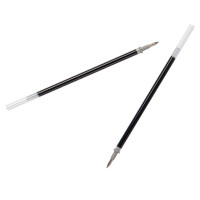 齐心 0.5mm黑色 中性笔子弹头笔芯 适用Q7/6600/Q009/GP306 水笔/签字笔替芯 R980