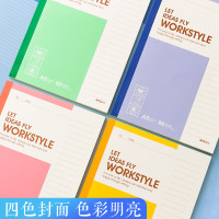 晨光(M&G) A5/60张 笔记本本子薄软抄记事本软面抄英语会议记录本 APNBC013 颜色随机