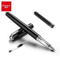 齐心 学生练字专用学财务写字钢笔 黑杆0.5mm 1支