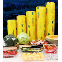 宜之选 超大卷商用保鲜膜 食品级30cm*500米 生鲜食品打包缠绕膜