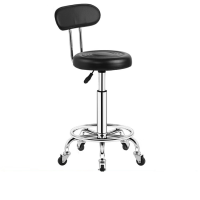 仓迪 美容凳理发店椅子升降旋转美发美甲圆凳美容院专用时尚大工椅