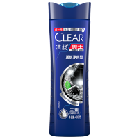 CLEAR/清扬 男士去屑洗发露活炭净爽型 400g 1瓶