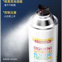 三和 普通自喷漆手喷漆变色龙 工业防腐漆金属防锈漆 汽车轮毂改色划痕修复自动喷漆 350ML NO.40白色