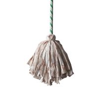 絮实 (花圆头木杆) 木杆圆头花布条拖把 木杆拖把棉布大堂老式墩布尘推拖布工厂物业吸水拖把2把装(单位:把)