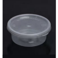 味盒美 一次性酱料盒带盖外卖调料盒商用密封便携小菜打包盒 75ml分体杯 1000只/箱