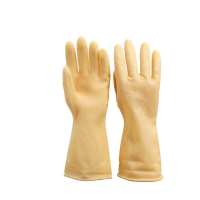 粤龙 一次性乳胶手套 M码 100双/盒