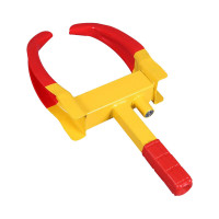 册宣 CX-986牛角车轮锁 汽车轮胎锁 防盜虎钳锁车器 轿车锁车器 8个孔位可调节 配2把钥匙