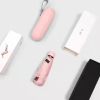 天堂伞全遮光溢彩黑胶五折伞 53059E时尚先锋 颜色随机(单位:把)