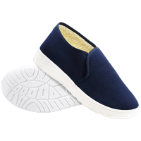 册宣 防静电棉鞋加厚软底实验室男女款冬季保暖工作鞋 藏青色34-46码(尺码备注)单位:双