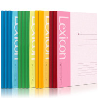 得力(deli)笔记本记事本加厚软抄本笔记本子文具无线装订本A5 60页 单本装 7653 颜色随机