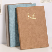 得力(deli)A5 80张时尚印花羊巴皮皮面本工作笔记本办公记事本复古皮面本 BP152 颜色备注