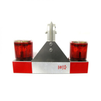 艾御堡 AYB-BZD08 太阳能警示灯 线上双头 ≤36V IP66 标志灯 (计价单位:盏) 红色