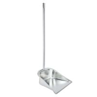 易力 不锈钢垃圾铲挫斗不锈钢簸箕耐用单个加厚畚斗扫地铲 长杆簸箕大号 (单位:个)