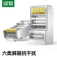 绿联 六类网线屏蔽水晶头Cat6类RJ45网络水晶头 工程级纯铜镀金 六类屏蔽 100个/包 50248