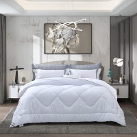 富安娜 醇享舒适四季被 203*229cm(1100g) 磨毛压花(聚酯纤维)