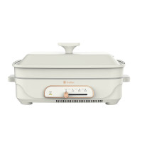 古菲斯 多功能电煮锅 GFZG-21B2 额定电压:220V 频率:50Hz 功率:1360W 容量:5L 材质:铝合金