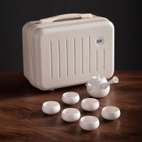 唯都 茶具套装 W-S418 颜色:白色 材质:陶瓷-高温陶瓷