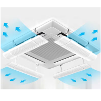 册宣空调挡风板防直吹天花机冷气出风口挡板吸顶机通用导风遮风板 1个装长度可伸缩58-90cm