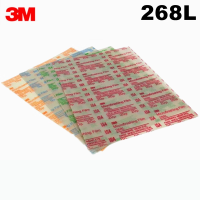 3M 268L砂纸背胶透明薄膜砂纸电子厂阀门零部件精密抛光自粘片 268L/60μm/14975