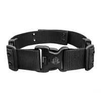 册宣 CX-3834涤棉透气机场安检腰带地勤巡逻男女安检腰带安保作训执勤腰带 黑色 均码