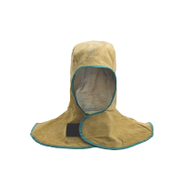 册宣 CX-3834焊工披肩牛皮头套 焊工帽威特仕防烫夏季透气