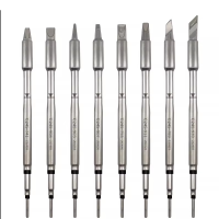 册宣原装烙铁头刀头弯尖直尖通用焊台T245手柄恒温发热芯焊咀 C245-754(原装进口)