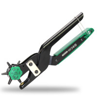 老A(LAOA)LA115302 日式2合1打孔钳 皮带打孔器多功能打孔钳子套装带鸡眼压口钳及扣