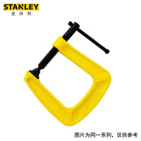 史丹利(STANLEY)83-032-23 G型夹钳 木工作业固定夹 G型钳 拉手宫型环工型架2英寸