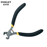 史丹利(STANLEY)84-125-23 黑柄迷你顶切钳 拔钉器 铁钉剪扎线起钉钳4英寸